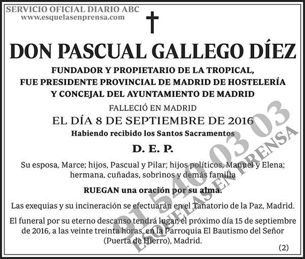 Pascual Gallego Díez